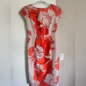 Orange small Carolina Herrera vintage midi